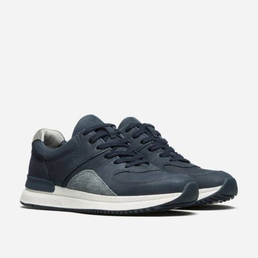 Everlane Leather Sneakers Navy White